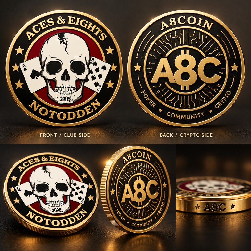 A8C coin — Aces & Eights
